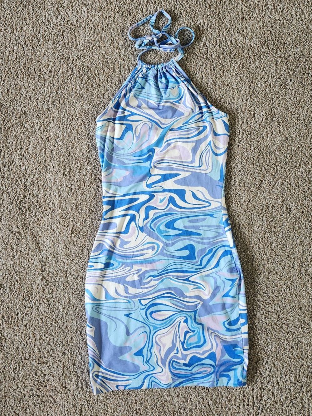 Blue Bodycon Dress